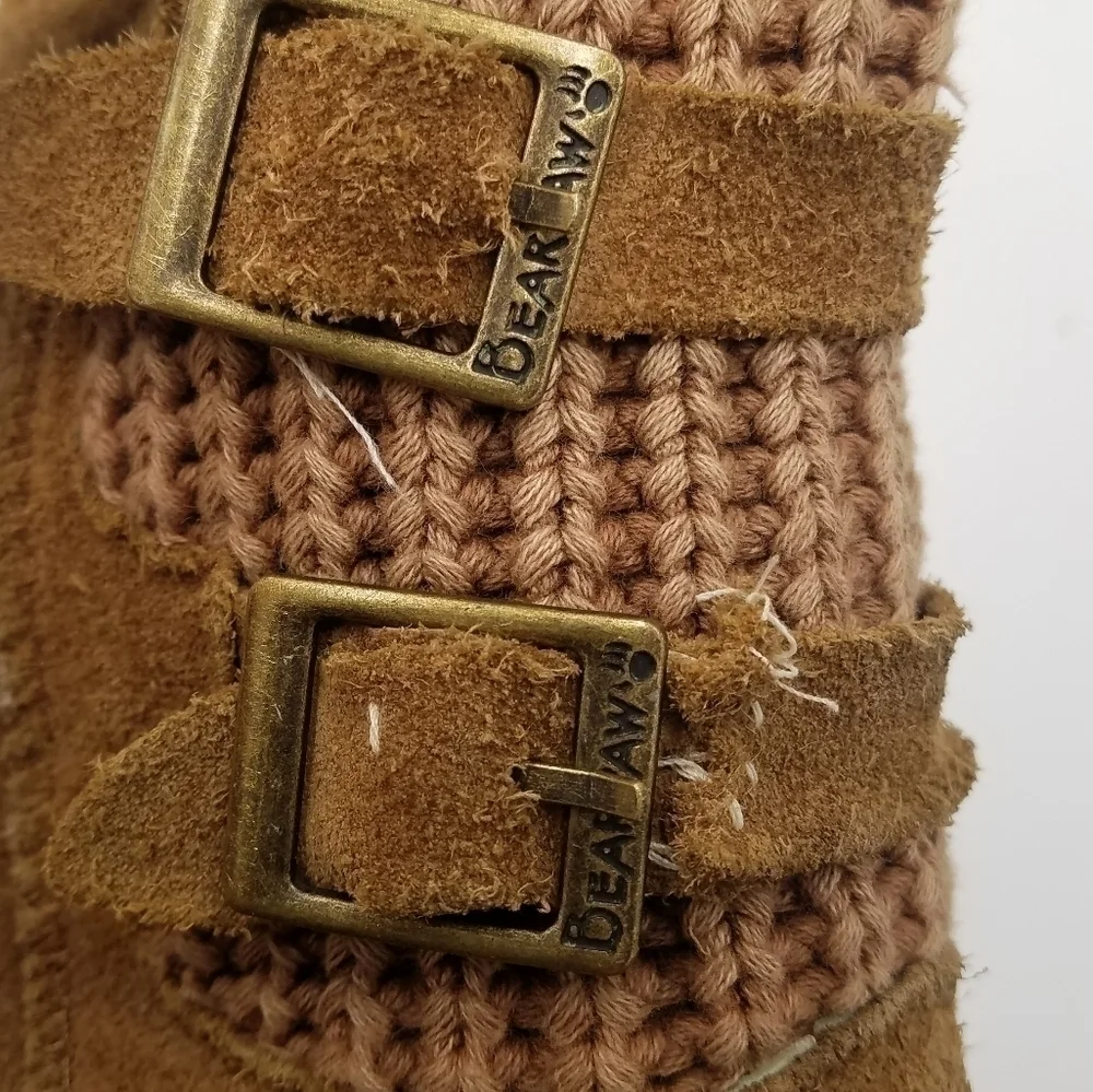 BearPaw Boshie Suede Wool Sheepskin Lining Sherpa 2Y Youth
